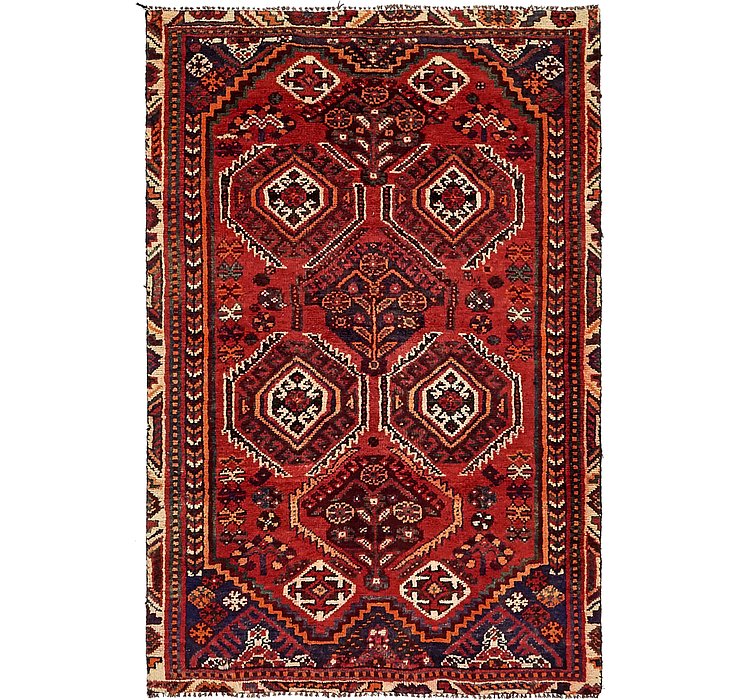 3' 11 x 6' Shiraz Persian Rug