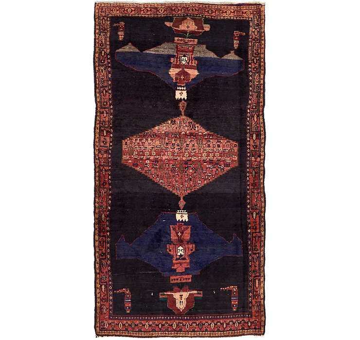 4' 2 x 8' 3 Sirjan Persian Runner Rug