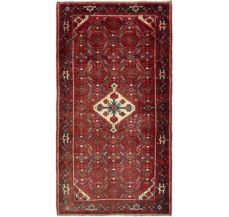 5' x 9' 2 Hossainabad Persian Rug