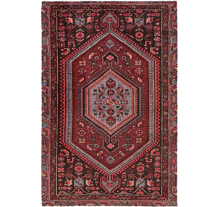 4' x 6' 1 Khamseh Persian Rug