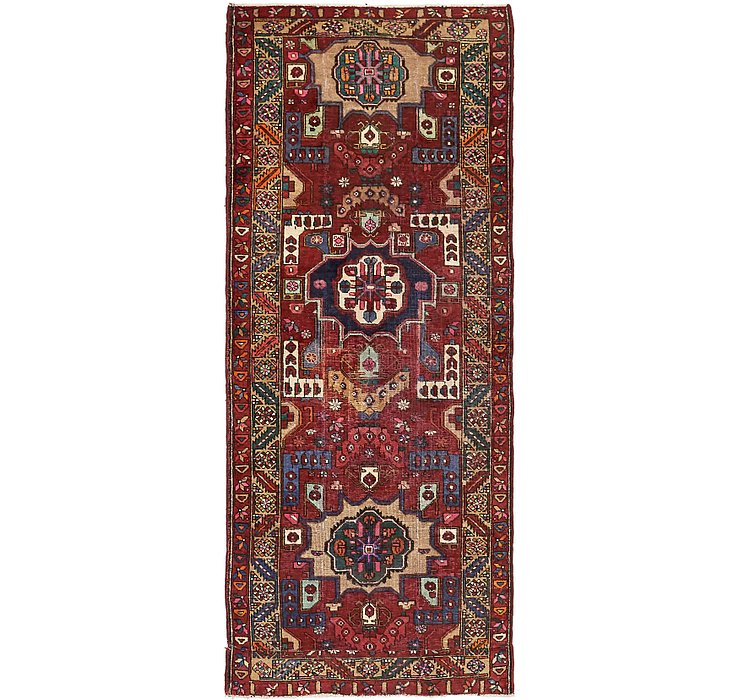 3' 7 x 8' 10 Tabriz Persian Runner Rug
