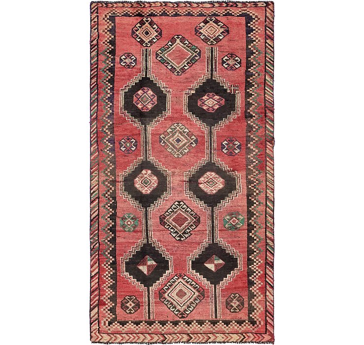 4' 7 x 9' 1 Shiraz-Lori Persian Run...