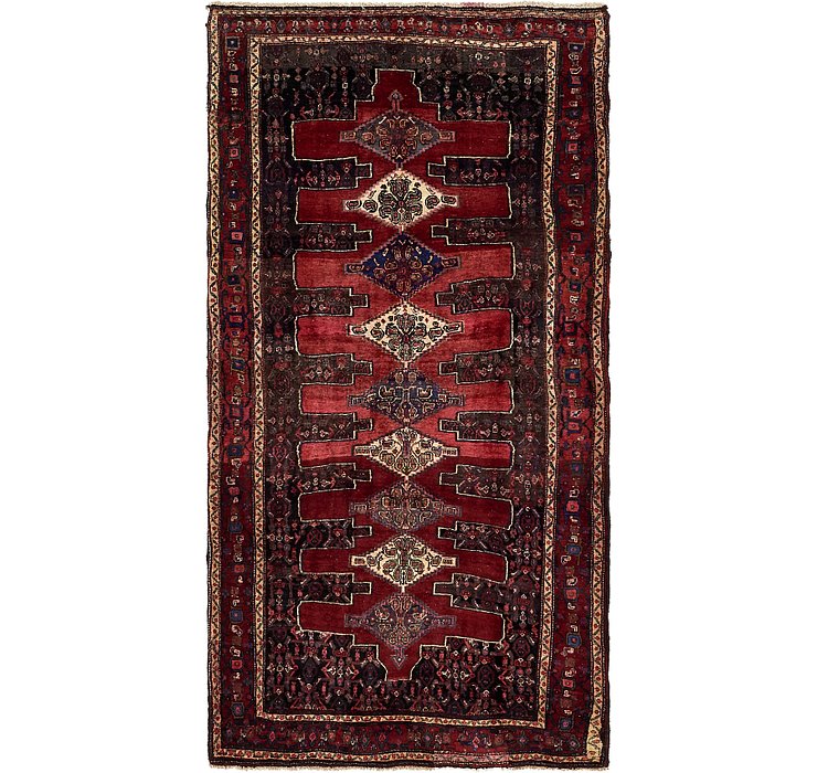 4' 8 x 9' 3 Sanandaj Persian Runner...