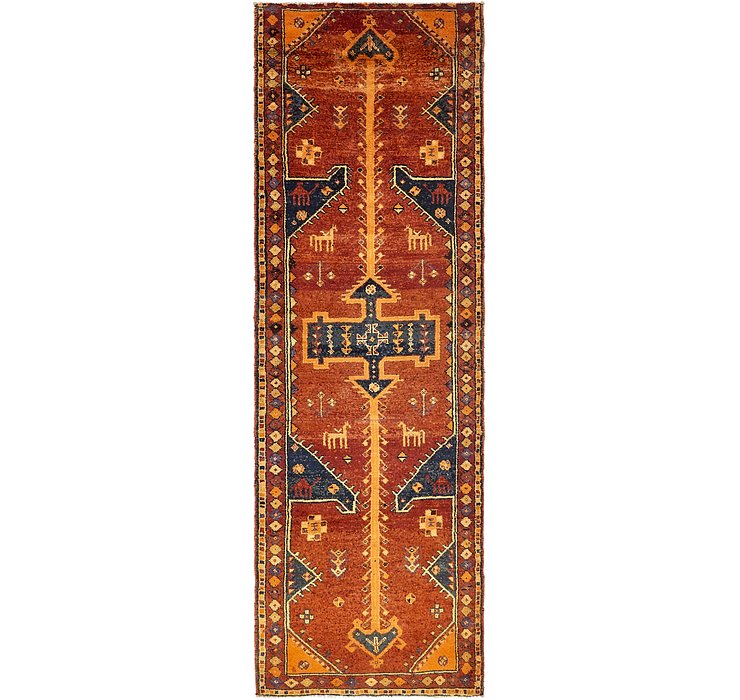 4' x 12' 6 Shiraz-Lori Persian Run...