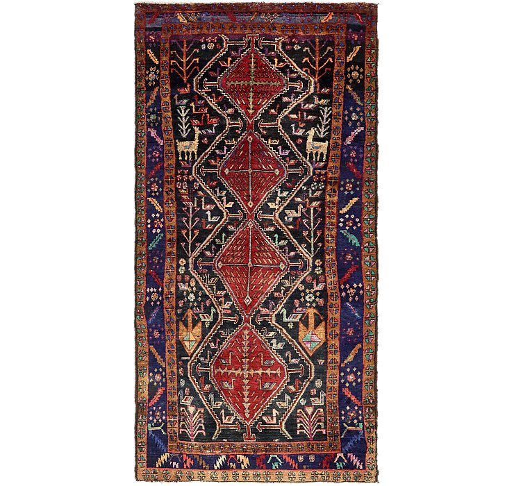 4' 9 x 9' 9 Koliaei Persian Runner ...