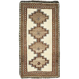 3' 7 x 6' 5 Shiraz-Gabbeh Persian Rug