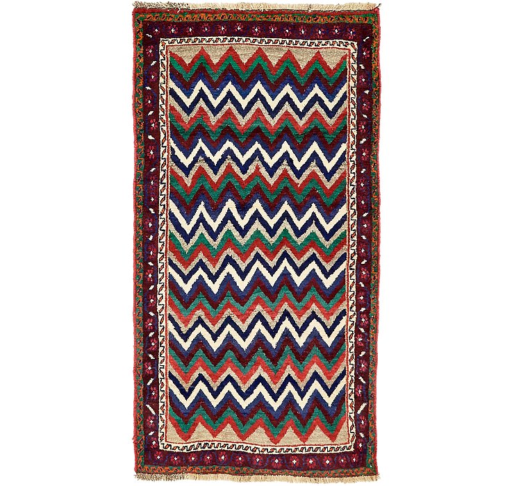 3' 6 x 6' 5 Shiraz-Gabbeh Persian Rug