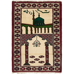 HandKnotted 2' 8 x 3' 10 Balouch Persian Rug