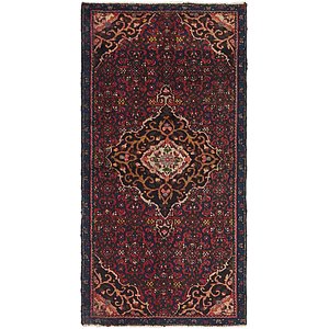 100cm x 188cm Gholtogh Persian Rug