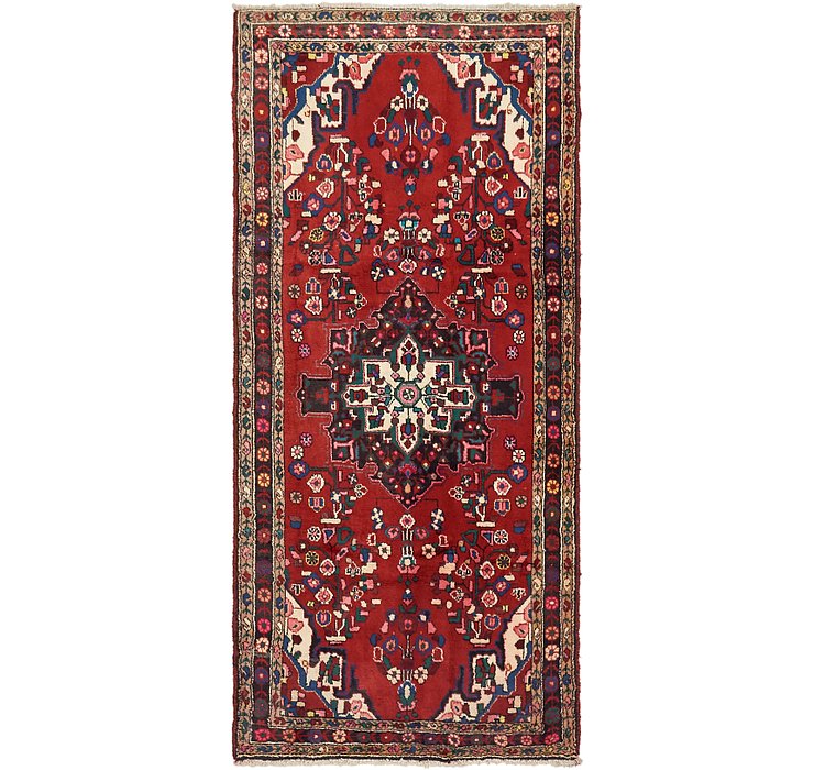 3' 9 x 8' 4 Khamseh Persian Runner ...