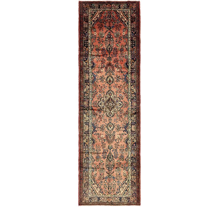 3' 9 x 13' 3 Khamseh Persian Runner ...