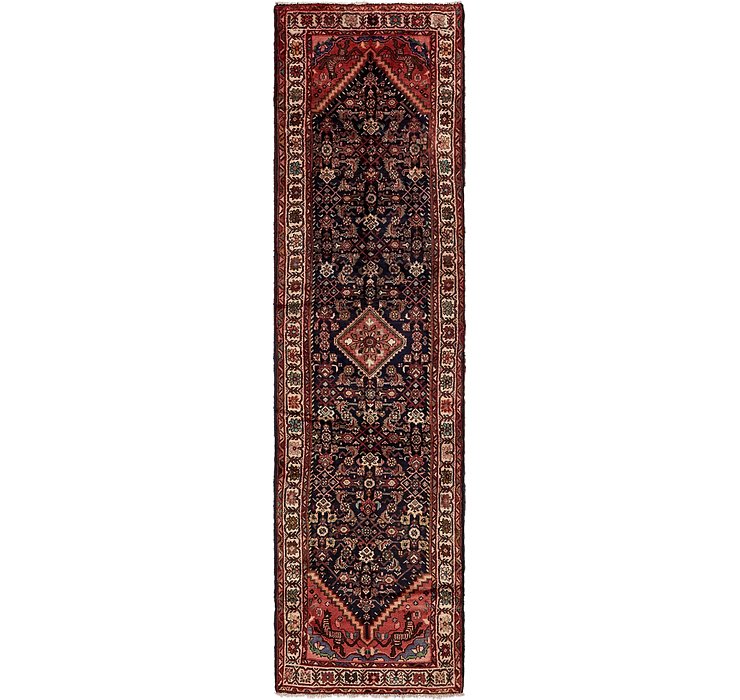 3' 6 x 13' 3 Hossainabad Persian Run...