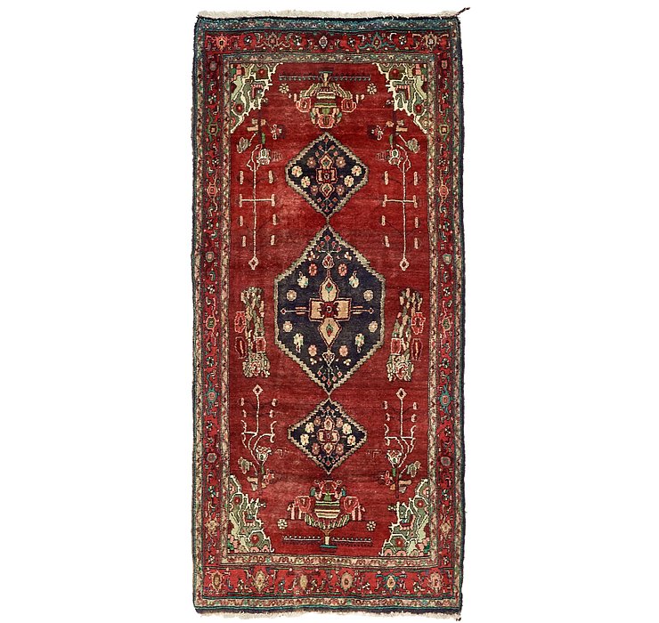3' 8 x 8' 7 Hamedan Persian Runner ...