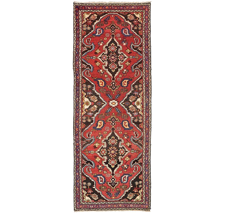 3' 5 x 9' 6 Khamseh Persian Runner ...