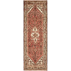 Unique Loom 3' 2 x 9' 6 Hossainabad Persian Run...