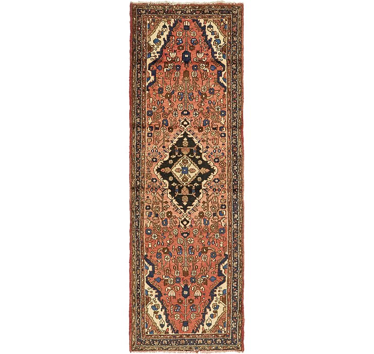 3' x 10' Hamedan Persian Runner ...