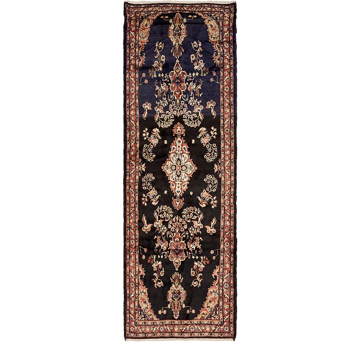 3' 8 x 11' 4 Hossainabad Persian Run...