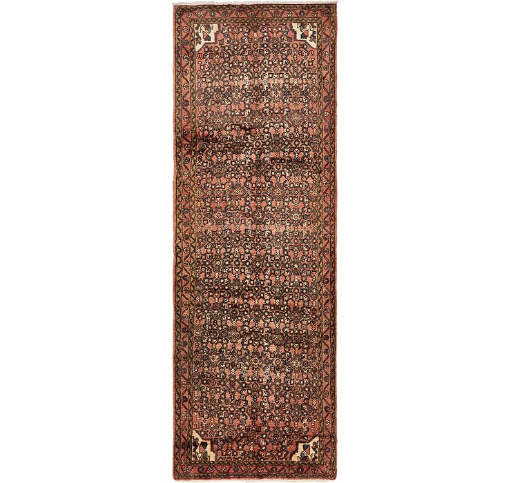 3' 7 x 10' 4 Hossainabad Persian Run...