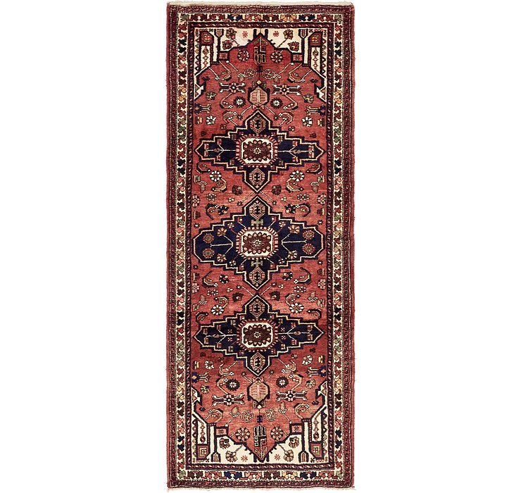 3' 8 x 9' 5 Khamseh Persian Runner ...