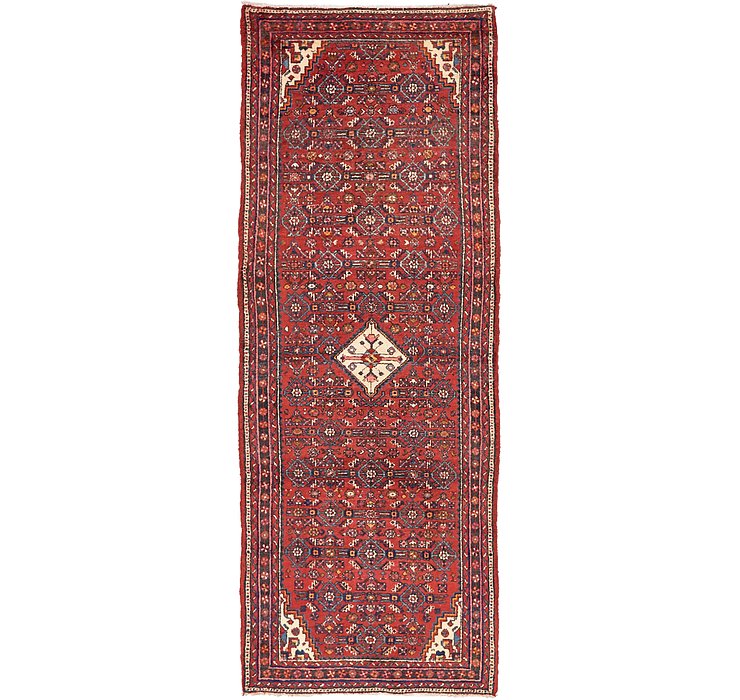 3' 8 x 10' 5 Hossainabad Persian Run...