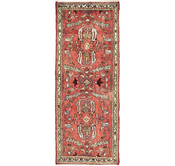 3' 7 x 9' 5 Hamedan Persian Runner ...