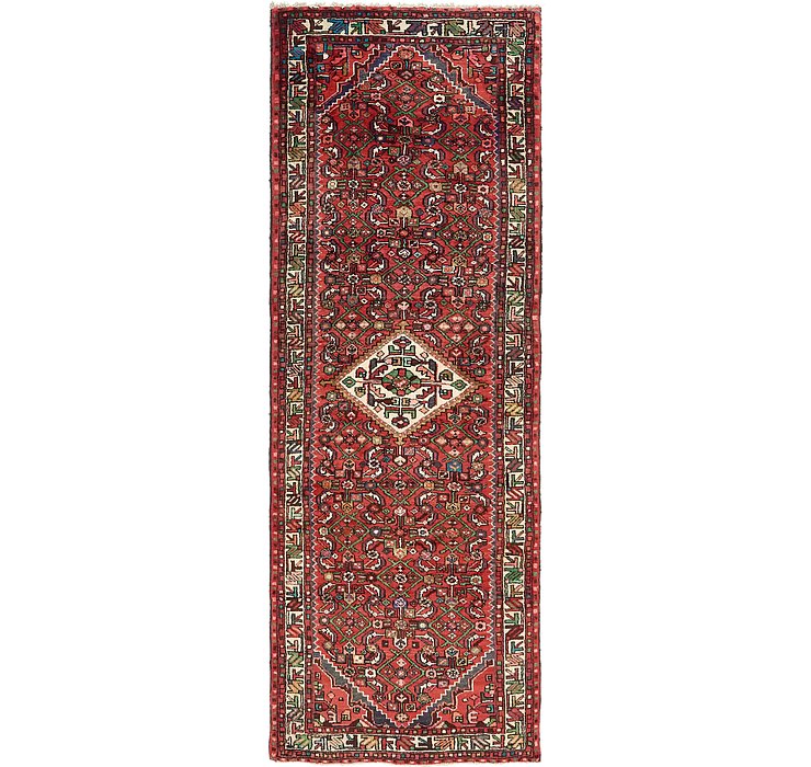 3' 4 x 9' 10 Hossainabad Persian Run...