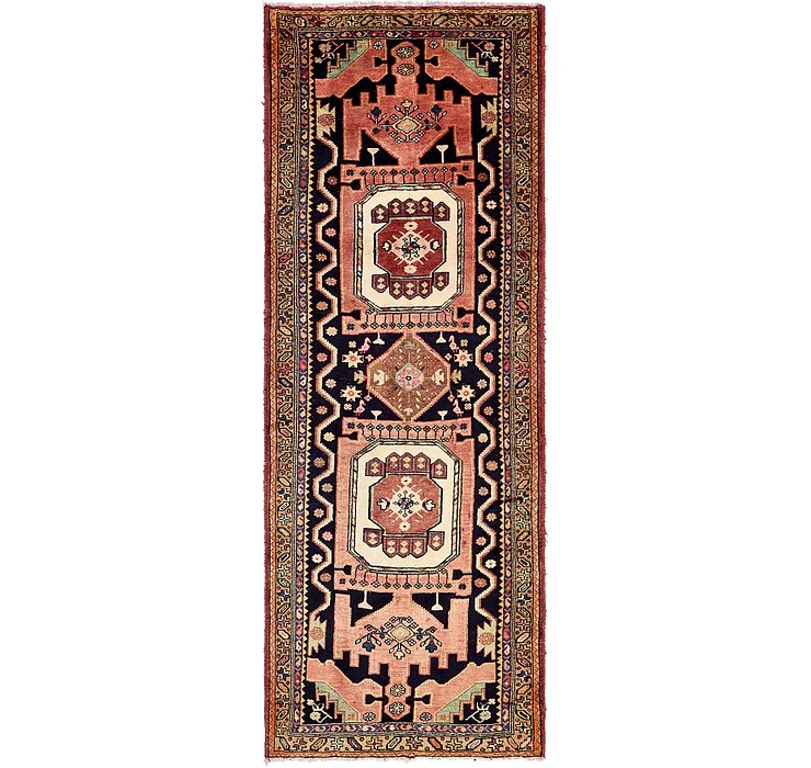 3' 7 x 9' 7 Khamseh Persian Runner ...