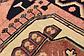 3' 7 x 9' 7 Khamseh Persian Runner Rug thumbnail