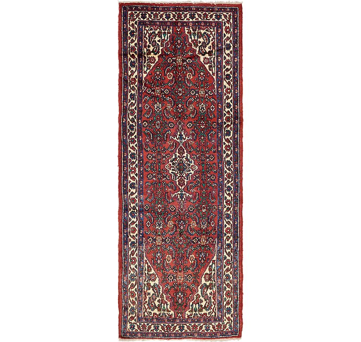 3' 7 x 9' Hossainabad Persian Run...