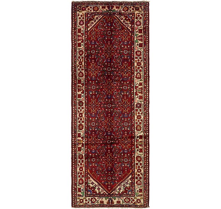 3' 7 x 9' 10 Hossainabad Persian Run...