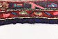 3' 6 x 11' Khamseh Persian Runner Rug thumbnail image 8