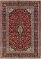 7' 3 x 10' Kashan Persian Rug thumbnail image 1