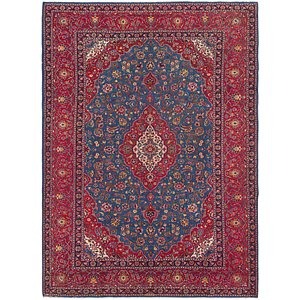 9' x 12' 9 Kashan Persian Rug