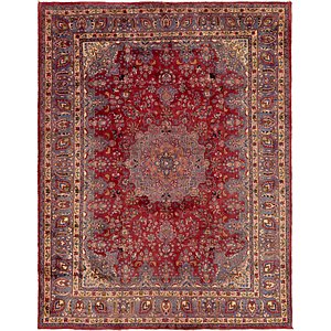 HandKnotted 9' 8 x 12' 8 Mashad Persian Rug
