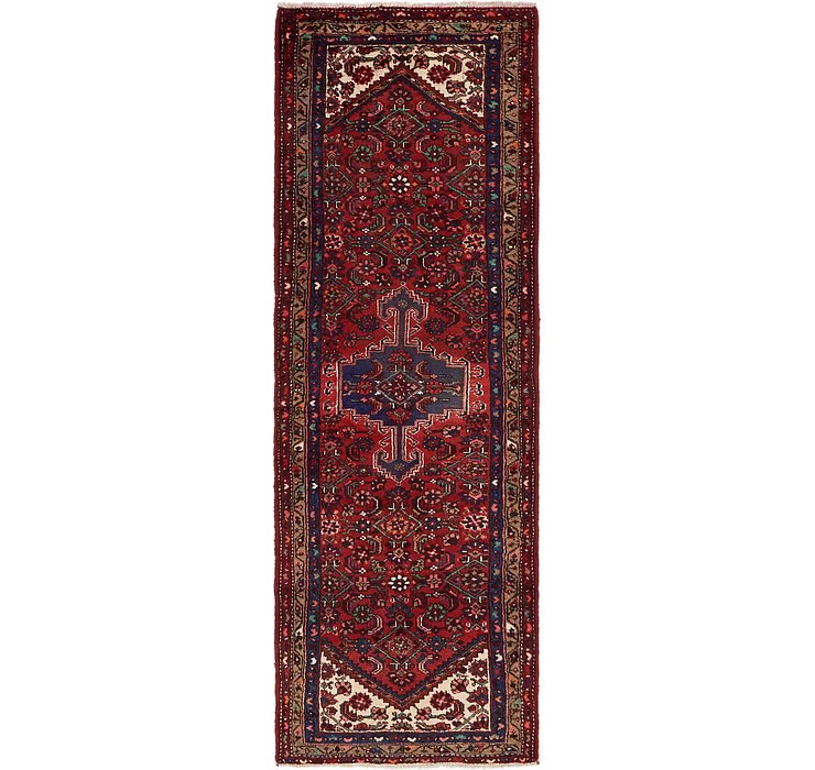 3' 4 x 9' 9 Zanjan Persian Runner Rug