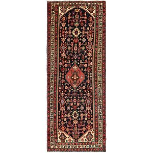 3' 7 x 9' 9 Hossainabad Persian Run...