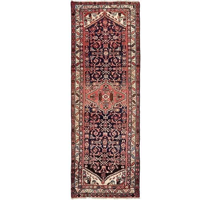 3' 7 x 10' Zanjan Persian Runner Rug