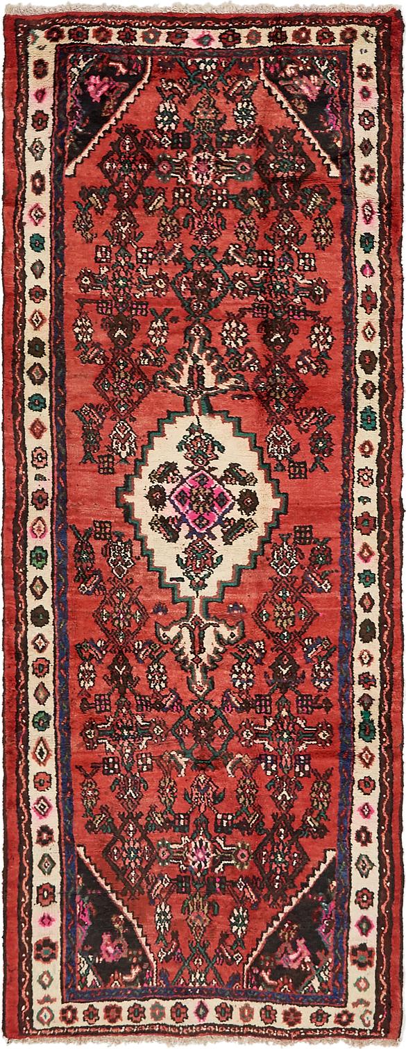 Pink 3' 10 x 10' 2 Hossainabad Persian Runner Rug Persian Rugs