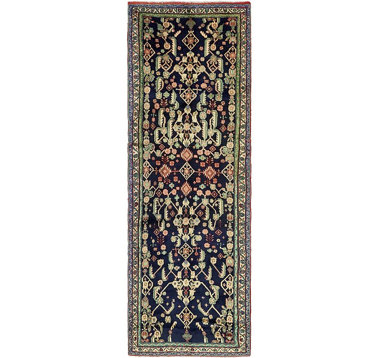 107cm x 320cm Hamedan Persian Runner ...
