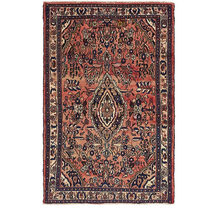 4' 4 x 6' 7 Hossainabad Persian Rug