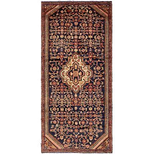 3' 8 x 8' Hossainabad Persian Run...