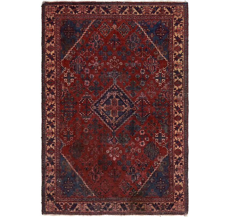 4' 4 x 6' 5 Joshaghan Persian Rug