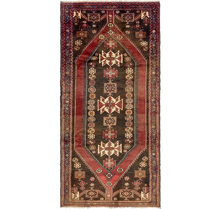 3' 9 x 8' 8 Mazlaghan Persian Runne...