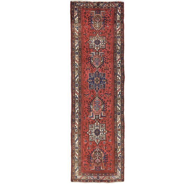 3' 4 x 10' 11 Meshkin Persian Runner ...