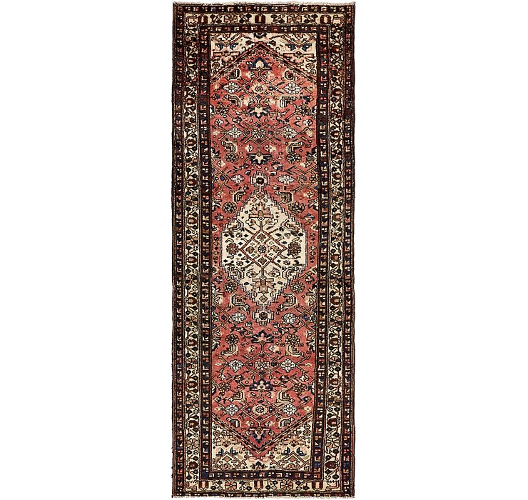 HandKnotted 3' 5 x 9' 4 Hamedan Persian Runner ...