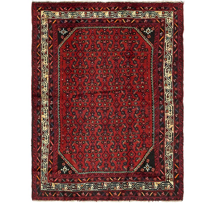 4' 10 x 6' 4 Hossainabad Persian Rug