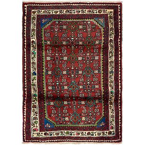 Unique Loom 3' 2 x 4' 8 Hossainabad Persian Rug