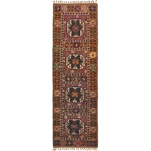 3' 7 x 11' 10 Shiraz Persian Runner Rug