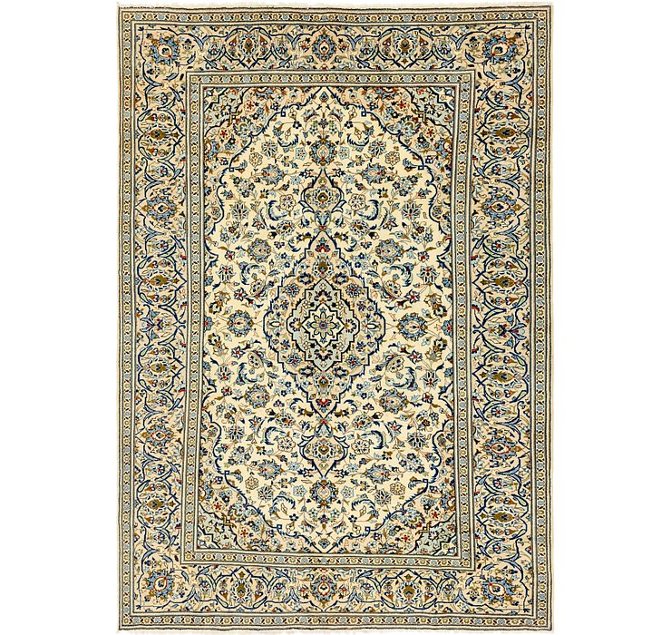 8' x 11' 8 Kashan Persian Rug
