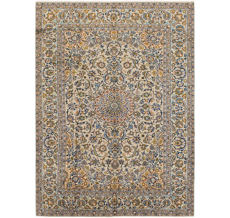 9' 7 x 13' Kashan Persian Rug